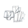 Cardinal Health Cardinal Health, Insert/Booster Pad, Wings , 6.5