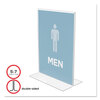 Deflect-O deflect-o® Superior Image® Stand-Up Double-Sided Sign Holder DEF69101
