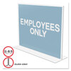 deflecto deflecto® Double-Sided Sign Holder DEF69301
