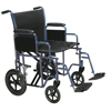 Drive Medical Bariatric Heavy Duty Transport Wheelchair with Swing Away Footrest, 20