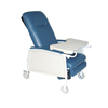 Drive Medical 3 Position Heavy Duty Bariatric Geri Chair Recliner, Blue Ridge D574EW-BR