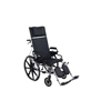 Drive Medical Viper Plus GT Full Reclining Wheelchair, Detachable Desk Arms, 16 Seat PLA416RBDDA