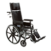 Drive Medical Viper Plus GT Full Reclining Wheelchair, Detachable Desk Arms, 20 Seat PLA420RBDDA