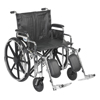 Drive Medical Sentra Extra Heavy Duty Wheelchair DRVSTD22DDA-ELR