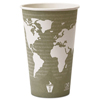 Eco-Products World Art Renewable Resource Compostable Hot Drink Cups ECPEP-BHC16-WA