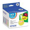 Epson Epson T077920 (77) High-Yield Ink, Cyan; Light Cyan; Light Magenta; Magenta; Yellow EPS T077920