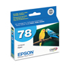 Epson Epson T078220 Claria Ink, 430 Page-Yield, Cyan EPS T078220