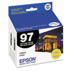 Epson Epson T097120D2 (97) Extra High-Yield Ink, 2/Pack, Black EPS T097120D2