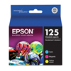 Epson Epson T125520 (125) Ink, Cyan, Magenta, Yellow 3/Pk EPS T125520