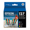 Epson Epson T127520 (127) Extra High-Yield Ink, Cyan, Magenta, Yellow, 3/Pack EPS T127520