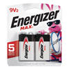 Energizer Energizer® MAX® Alkaline 9V Batteries EVE522BP2