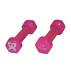 Fabrication Enterprises CanDo&reg; Vinyl Coated Dumbbell - 1 lb. - Pink, Pair FNT10-0550-2