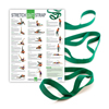 Fabrication Enterprises Stretch Out Strap with Stretching Exercise Poster FNT10-1382