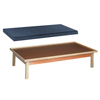 Fabrication Enterprises Wooden Platform Table - 6' x 3' x 2