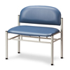 Fabrication Enterprises Clinton, Gray Frame Chair, No Arms, Extra Wide FNT15-4477
