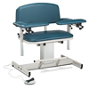 Fabrication Enterprises Clinton, Power Series Phlebotomy Chair, Extra-Wide, Padded Arms FNT15-4517