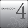 Fabrication Enterprises Clinton, Standard Exam Room Sign 4 FNT15-4666