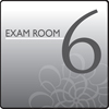Fabrication Enterprises Clinton, Standard Exam Room Sign 6 FNT15-4668