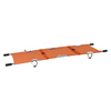 Fabrication Enterprises Folding Stretcher with Handles, Aluminum, Orange FNT16-1906