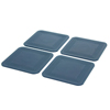 Fabrication Enterprises Dycem® Non-Slip Square Coasters, Set of 4, Green FNT50-1670G