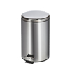 Fabrication Enterprises Clinton, Small Round Waste Receptacle. Stainless Steel, 13 Quart FNT50-2025