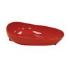 Fabrication Enterprises Non-Skid Scoop Dish, Red FNT62-0141