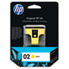 Hewlett Packard HP® C8773WN (HP 02) Ink, Yellow HEW C8773WN140