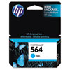 Hewlett Packard HP® CB318WN (HP 564) Ink, 300 Page-Yield, Cyan HEW CB318WN140