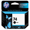 Hewlett Packard HP® CB335WN (HP 74) Ink, 200 Page-Yield, Black HEW CB335WN140