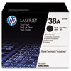 Hewlett Packard Hewlett Packard 38A, (Q1338D) 2-pack Black Original LaserJet Toner Cartridges HEW Q1338D