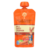 Peter Rabbit Organics Baby Food - Organic - Vegetable and Fruit Puree - Pumpkin Carrot and Apple - 4.4 oz. - case of 10 HGR 01111202
