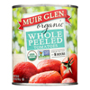 Muir Glen Organic Whole Peeled Tomatoes - Case of 12 - 28 oz.. HGR 0143446