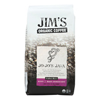 Jim's Organic Coffee Whole Bean - Jo Jos Java - Case of 6 - 12 oz.. HGR 0212324