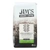 Jim's Organic Coffee Whole Bean - Colombian Santa Marta Montesierra - Case of 6 - 12 oz.. HGR 0212373
