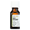 Aura Cacia Essential Oil - Peppermint, Sweet - Case of 1 - .50 fl oz. HGR 02253706