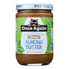 Organic Almond Butter - Creamy - Case of 12 - 16 oz..
