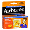 Airborne Effervescent Tablets with Vitamin C - Zesty Orange - 10 Tablets HGR 0348425