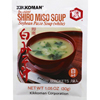 Kikkoman Soup - Instant Shiro Miso - Case of 24 - 1.05 oz. HGR 0421214