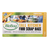 Biobag 13 Gallon Tall Food Waste Bags - Case of 12 - 12 Count HGR0541839