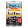 Kuner Black Beans - No Salt Added - Case of 12 - 15 oz.. HGR 0551366