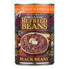 Amy's Organic Light In Sodium Refried Black Beans - Case of 12 - 15.4 oz. HGR 0793430