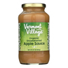 Vermont Village Organic Applesauce - Unsweetened - Case of 6 - 24 oz.. HGR 0901868