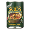 Amy's Organic Low Fat Vegetable Barley Soup - Case of 12 - 14.1 oz. HGR 0988758