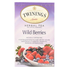 Twinings Tea Herbal Tea - Wild Berries - Case of 6 - 20 Bags HGR 1094143