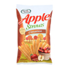 Sensible Portions Apple Straws - Cinnamon - Case of 12 - 5 oz.. HGR 1135938