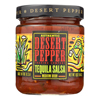 Desert Pepper Trading Medium Burn Tequila Salsa - Case of 6 - 16 oz.. HGR 1142397
