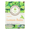 Traditional Medicinals Organic Herbal Tea - Lemon Balm Lemon Bal Og2 - Case of 6 - 16 Bags HGR 1153063