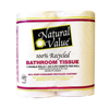 Natural Value Recycled Bathroom Tissue - Case of 12 HGR 1215730