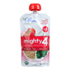 Plum Organics Essential Nutrition Blend - Mighty 4 - Kale Strawberry Amaranth Greek Yogurt - 4 oz.. - Case of 6 HGR 1252675