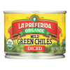 La Preferida Diced Tomatoes - Green Chilies - Case of 12 - 4 Fl oz.. HGR 1327378